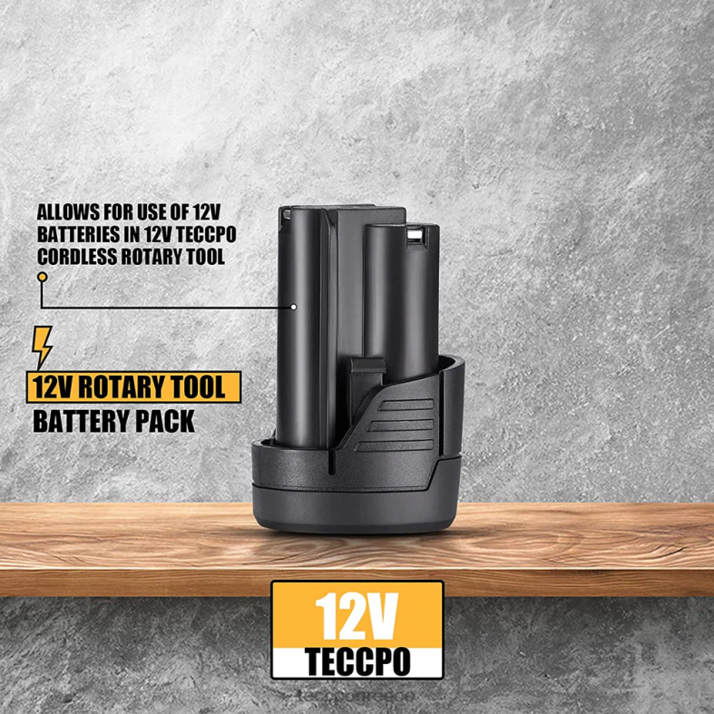 αξεσουάρ TECCPO Πακέτο μπαταριών ly699-li (1-pack) 2,0 amp για μπαταρίες ιόντων λιθίου 12v RHHV40